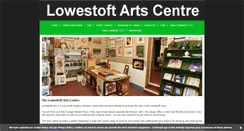 Desktop Screenshot of lowestoft-arts.org