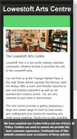 Mobile Screenshot of lowestoft-arts.org